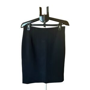 Valentino Classic Black Pencil Skirt